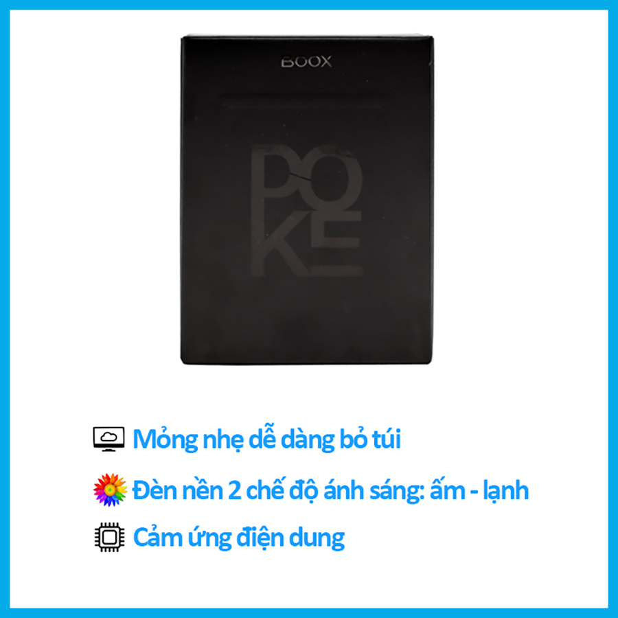 Máy đọc sách BOOX Poke 5 - Hàng Chính Hãng