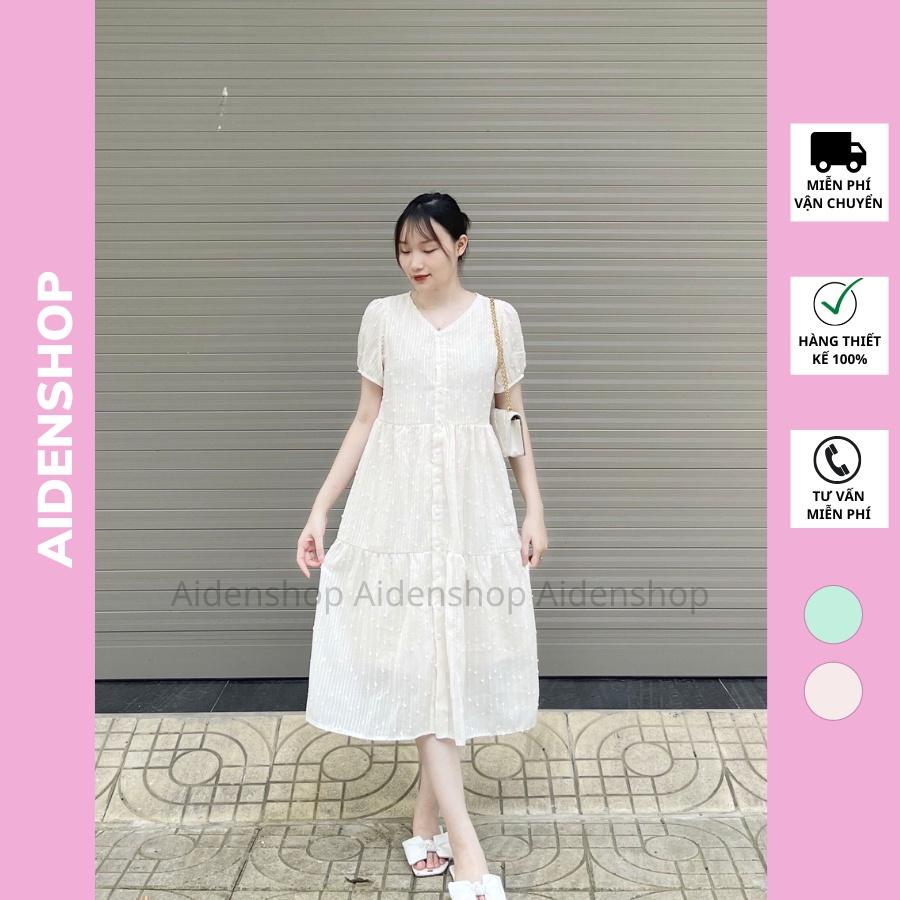 Váy bầu thiết kế thời trang cao cấp Aidenshop đầm suông sau sinh nữ ren