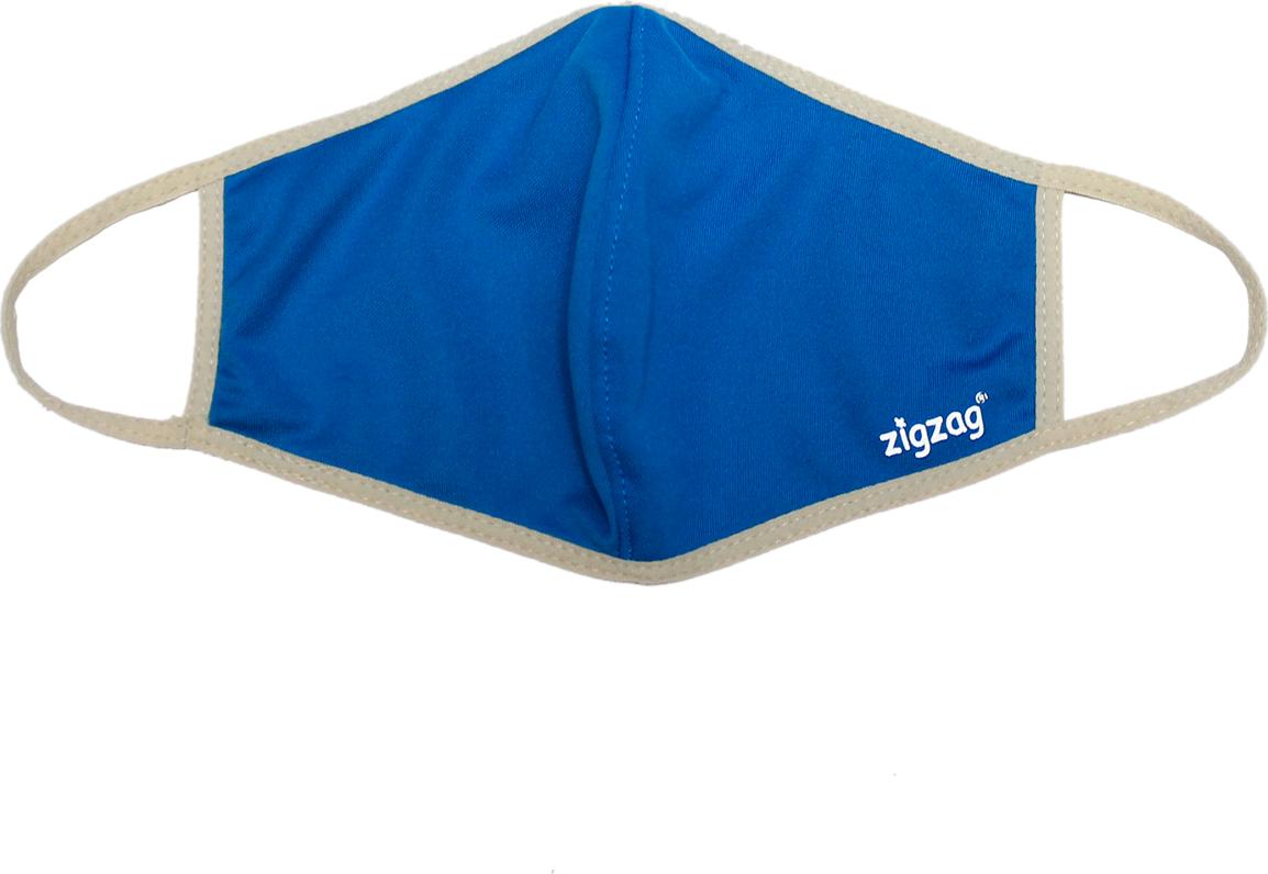 Khẩu trang chống nắng 2 lớp UPF50+ Zigzag MAS010 - Freesize - Xanh da trời