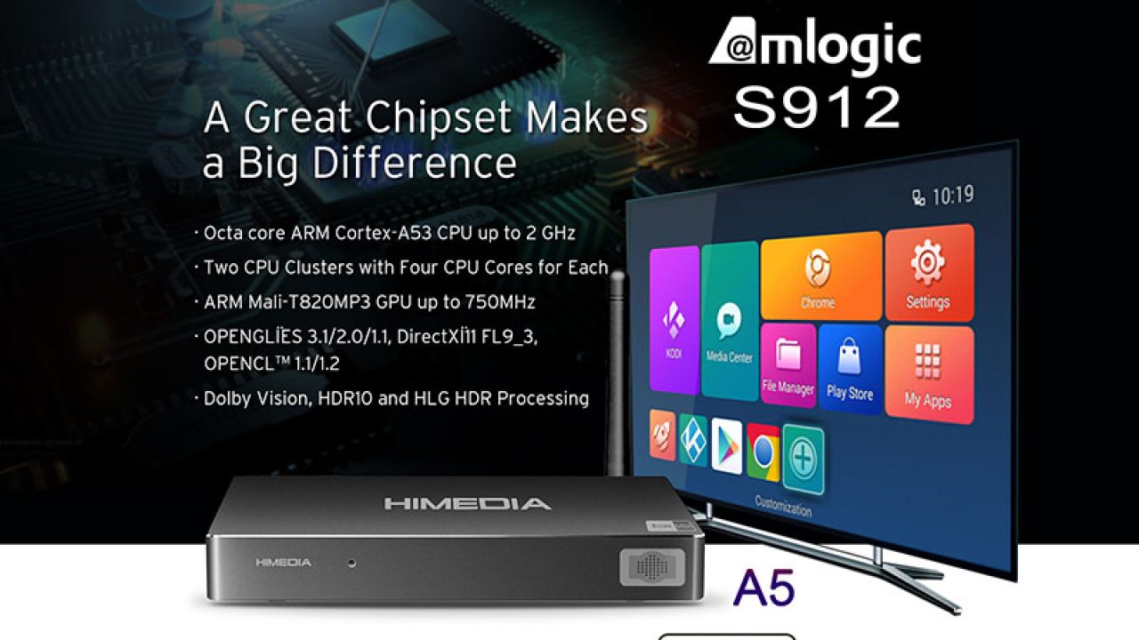 Android Box Himedia A5 2020 tặng điều khiển Voice V5pro, Tài khoản HDplay - Xử lý hình ảnh Siêu Net 4K, Âm thanh cao cấp - SẢN PHẨM CHÍNH HÃNG