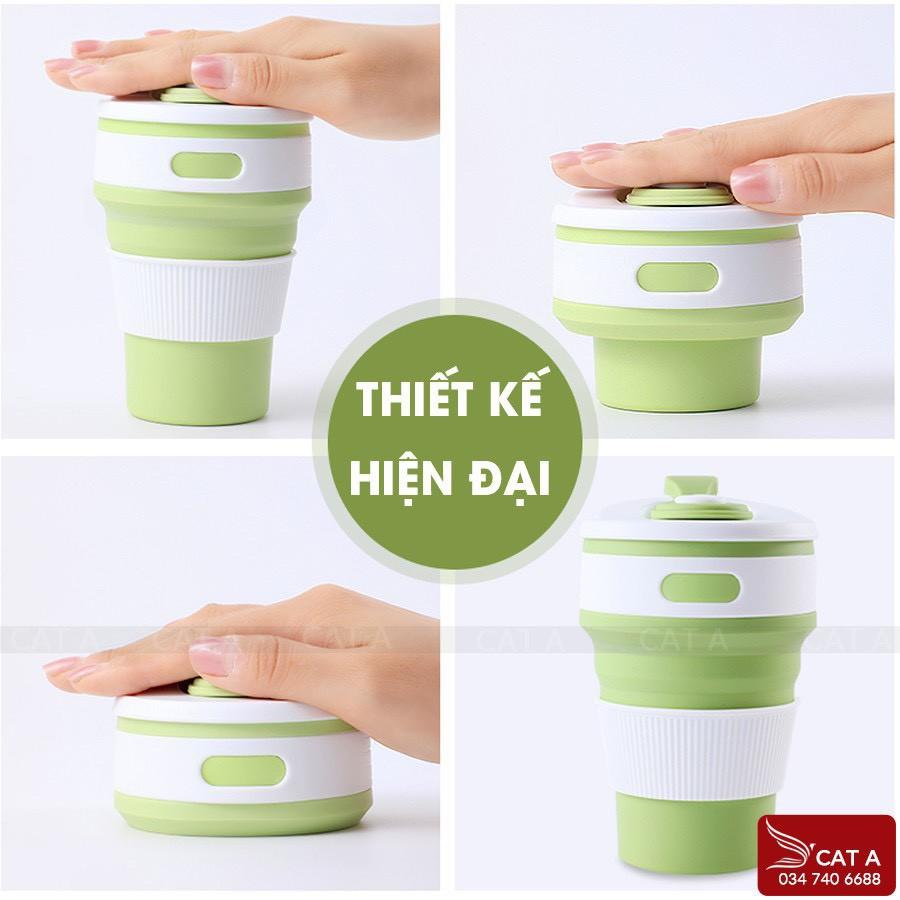 Ly Nước Silicon Thông Minh Gấp Gọn 3 Kiểu Dáng