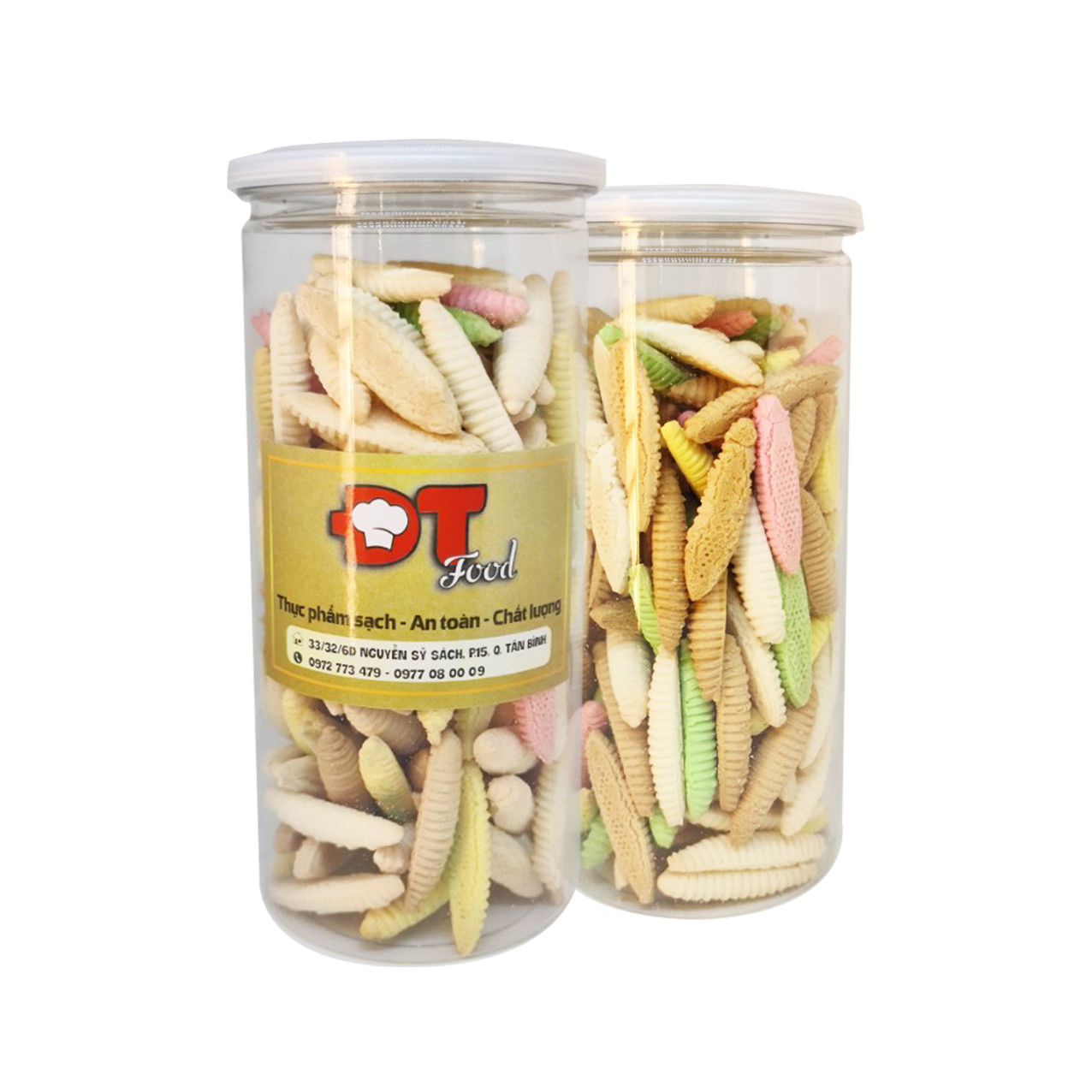 Combo 2 Hộp Bánh Sùng DTFood Thơm Ngon Mix Nhiều Vị (300g/Hộp)