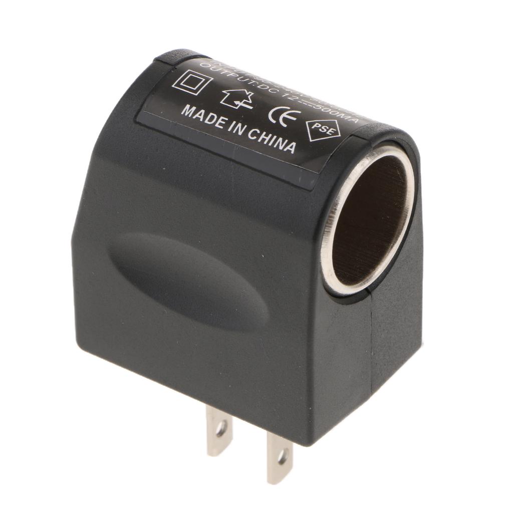110V-220VAC to 12V DC Car Cigarette Lighter Wall Power Socket Converter