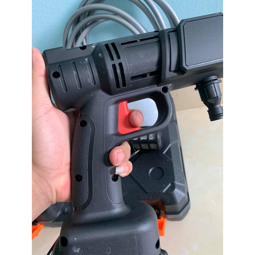 Máy xịt rửa đa năng chạy pin 198v 2 pin