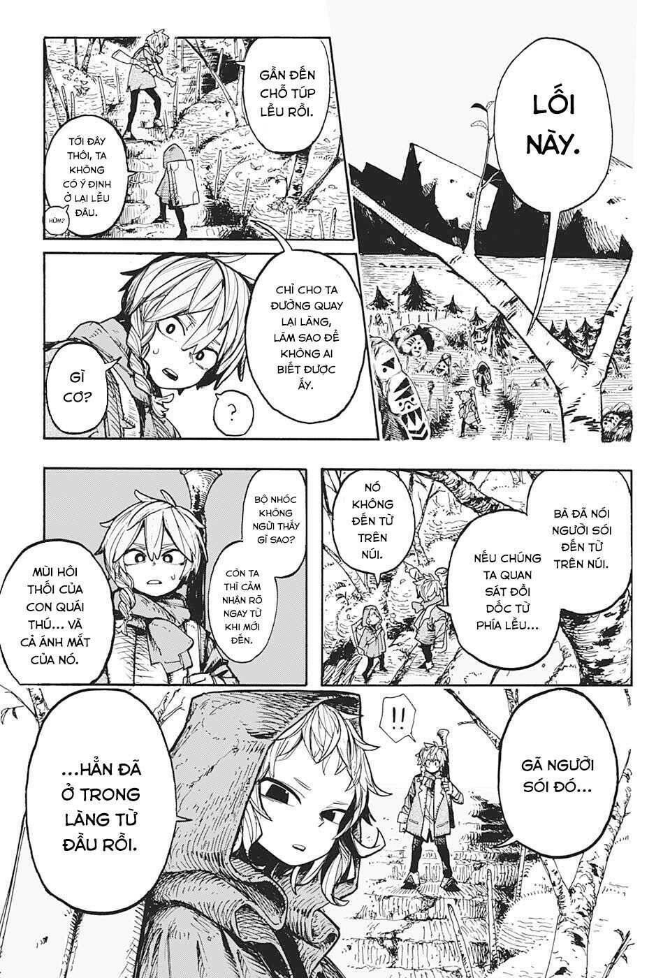 hội thợ săn: khăn đỏ chapter 1 18