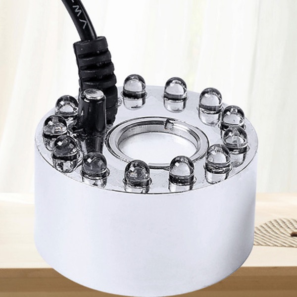 Máy tạo khói + đèn 12 màu thủy sinh - đầu inox