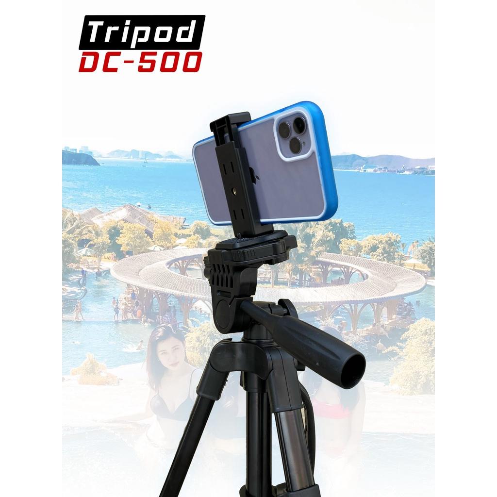 Tripod Điện Thoại máy ảnh Gậy Chụp Ảnh 3 Chân Cây Chụp Hình Tự Sướng Selfie Kết Hợp Remote Bluetooth DC - 500 chắc chắn