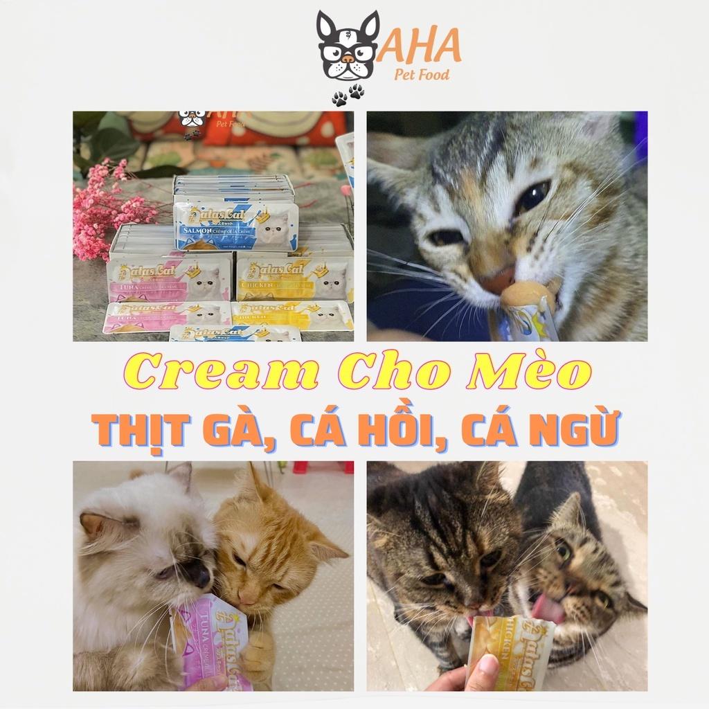 Súp Dinh Dưỡng Cho Mèo - Aatas Cat 1 Hộp 20 Gói 16g Có 3 Vị Thịt Gà, Cá Hồi, Cá Ngừ