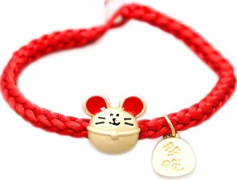 1 Vòng Chỉ Đỏ Chuột Dây Bính Giao Mẫu Ngẫu Nhiên