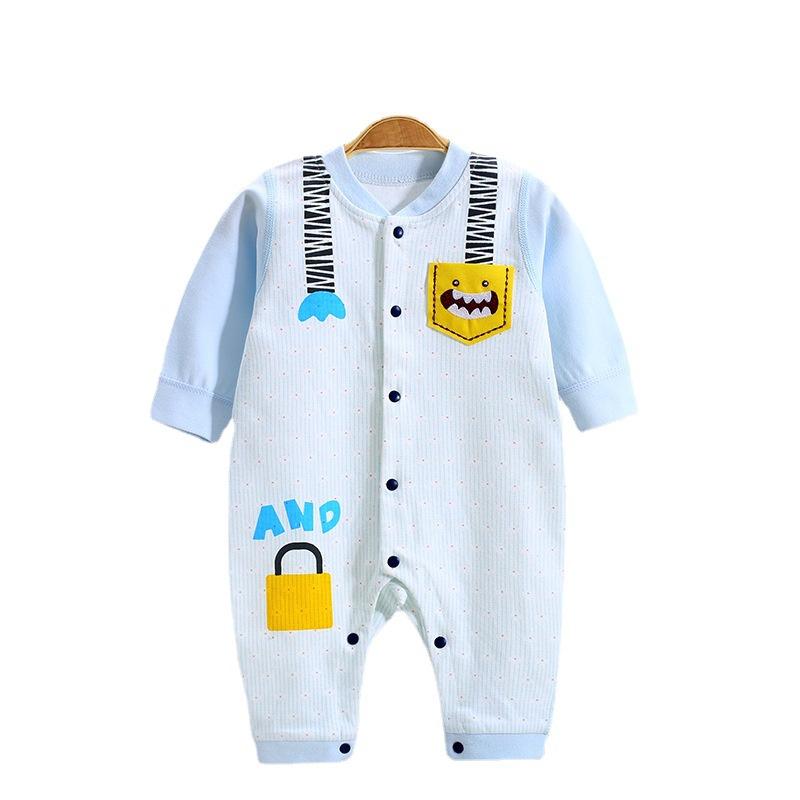 Body liền thân, bodysuit dài tay cotton cho bé trai và bé gái sơ sinh từ 3-12kg, hàng đẹp phong cách mới