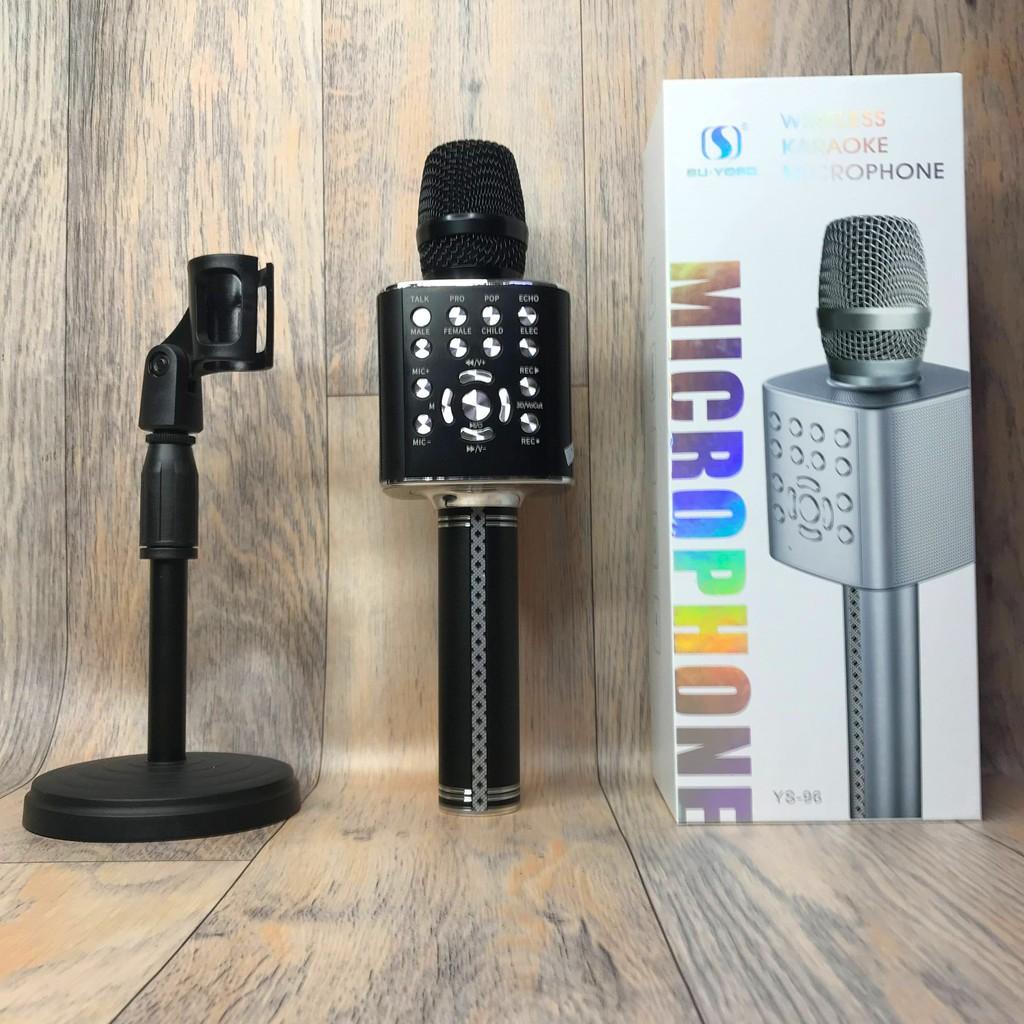 Micro Bluetooth YS 96 Không Dây Mic Karaoke Tích Hợp Live Stream Loa Bass Chống Hú, Hát Cực Đã