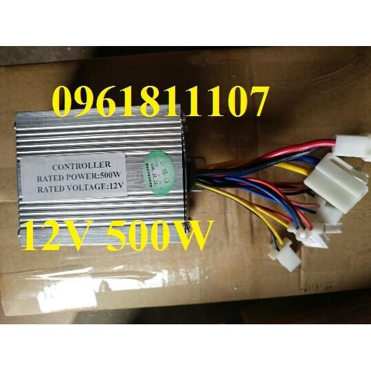 Điều tốc motor 12V 500W cho motor có chổi than