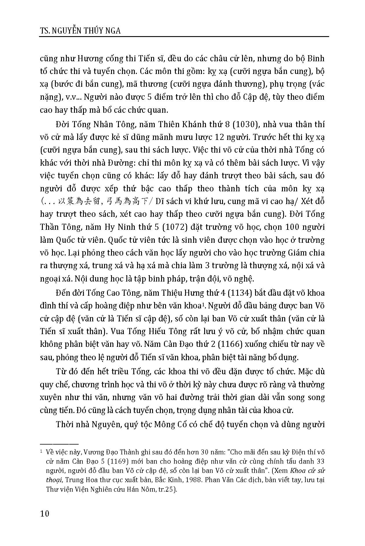 Võ Cử Và Người Đỗ Võ Khoa Ở Nước Ta