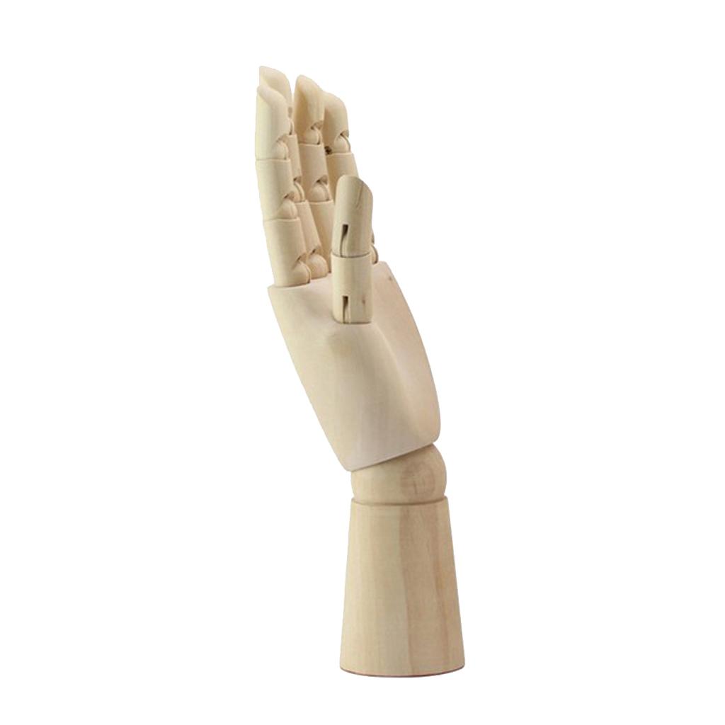 18 Cm Bằng Gỗ Hình Nộm Tay Trái Trang Sức Đứng Đồng Hồ Giá Đạo Cụ Chụp Ảnh
