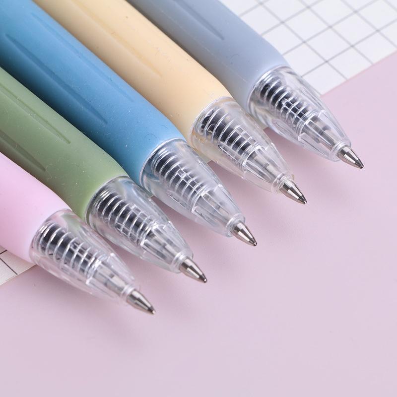 Bút Gel Mực Đen Ngòi 0.5mm Có Vỏ Màu Pastel Cực Xinh