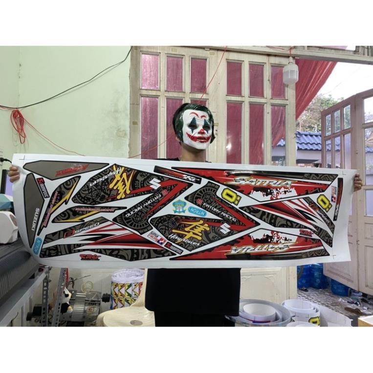 Tem rời Satria fi hayabusa bảo hành màu sắc vĩnh viễn