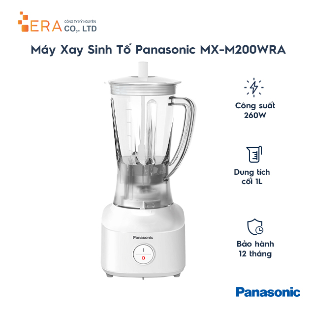 Máy xay sinh tố Panasonic MX-M200WRA - Hàng chính hãng