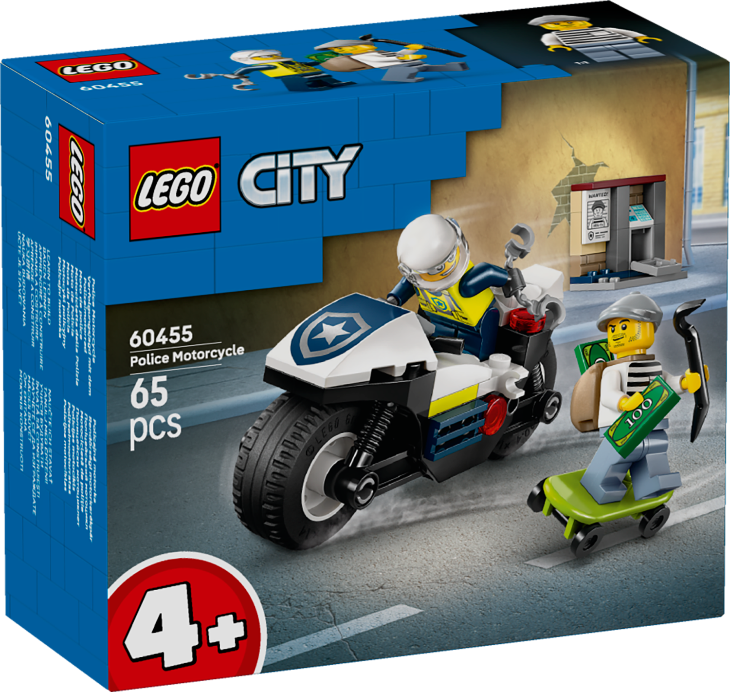 Đồ Chơi Lắp Ráp Cuộc Đua Truy Bắt Cướp - Lego City 60455 (65 Mảnh Ghép)