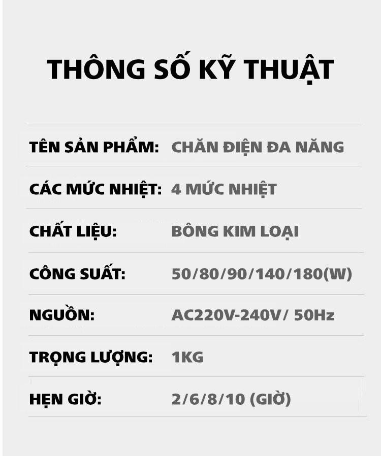 CHĂN ĐIỆN SƯỞI ẤM Chất Liệu Nỉ Cao Cấp 3 Size Lớn