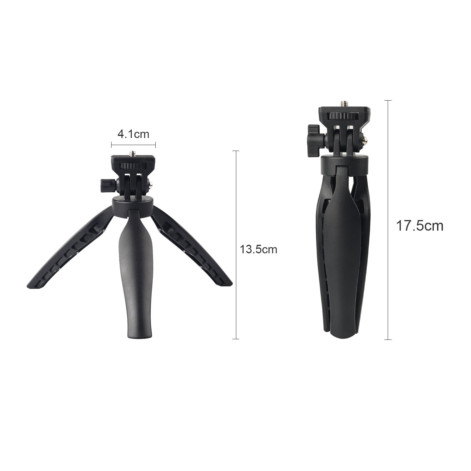 Chân máy bàn mini có thể gập lại 180 ° với Giao diện 1/4 inch Đa năng cho máy ảnh DSLR SLR Gắn điện thoại