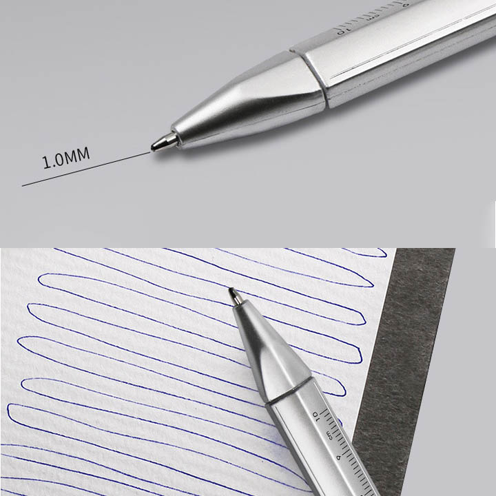 Bút bi kiêm thước kẹp 10cm