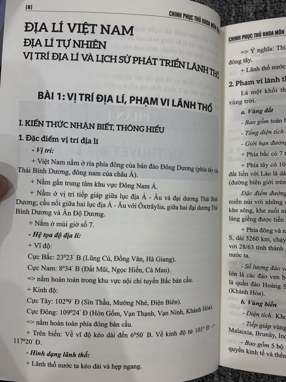 Sách - Chinh phục thủ khoa môn địa lí