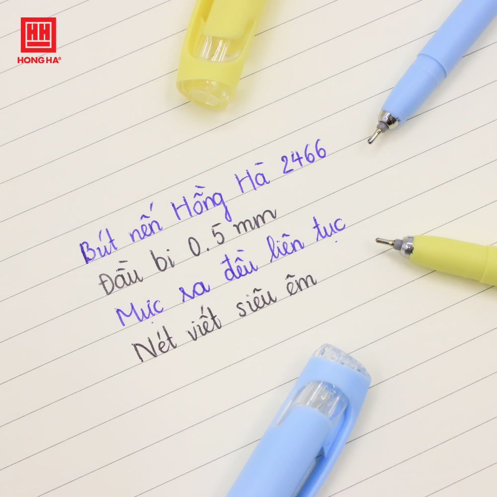 Bút nến-HH-402 (Xanh, đen) (0.5mm) - 2466