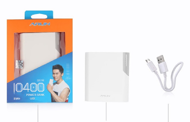 Pin Sạc Dự Phòng Arun 10400Mah - Hàng Chính Hãng