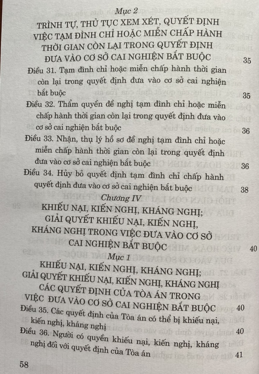 Pháp Lệnh Trình Tự, Thủ Tục Toà Án Nhân Dân Xem Xét Quyết Định  Việc Đưa Người Nghiện Ma Tuý Từ Đủ 12 Tuổi Đến Dưới 18 Tuổi Vào Cơ Sở Cai Nghiện Bắt Buộc