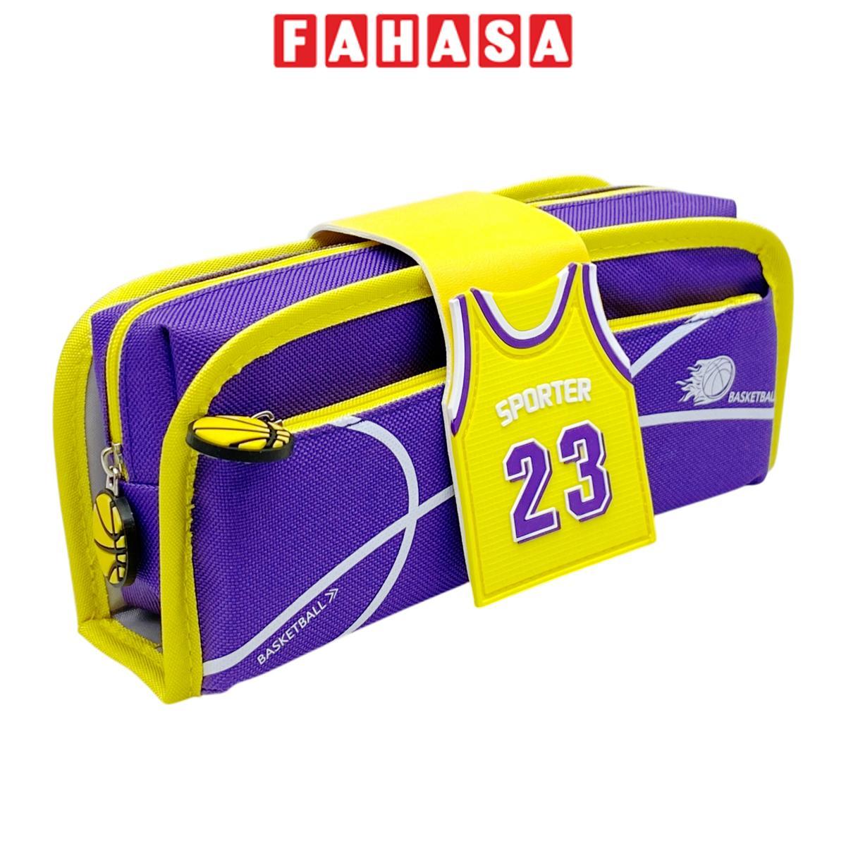 Bóp Viết Vải Sporter - 7914 - Màu Vàng Tím