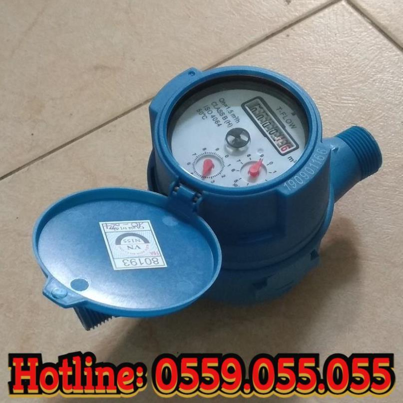 Đồng hồ nước 21 DN15 T-FLOW thân nhựa