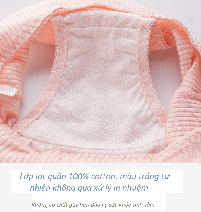 Quần Lót Chống Tràn Nguyệt San Cotton Tăm P152