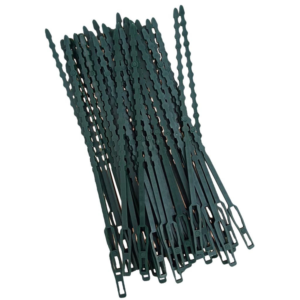 50x 6.7" Adjustable Garden Plant Ties