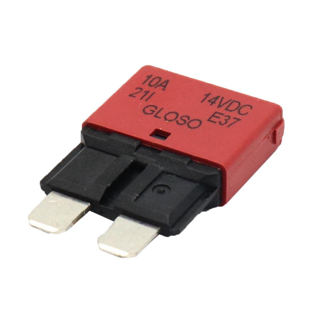 2xBlade Fuse Circuit Breaker Automatic Reset Marine  10A