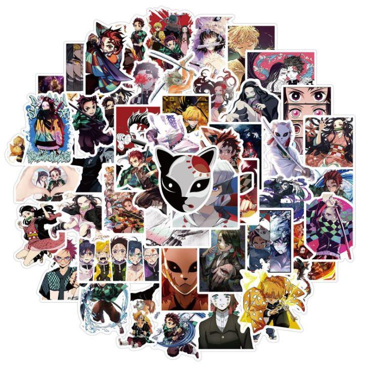 Sticker dán cao cấp Ghost Slayer Blade Unlimited Train Cực COOL ms#164
