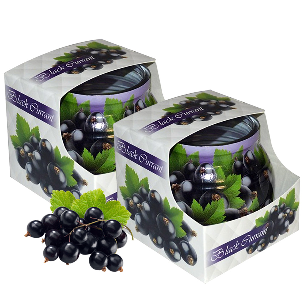 Combo 2 ly nến thơm tinh dầu Admit Black Currant 85g - nho chuỗi ngọc đen, nến trang trí, thơm phòng, thư giãn, khử mùi