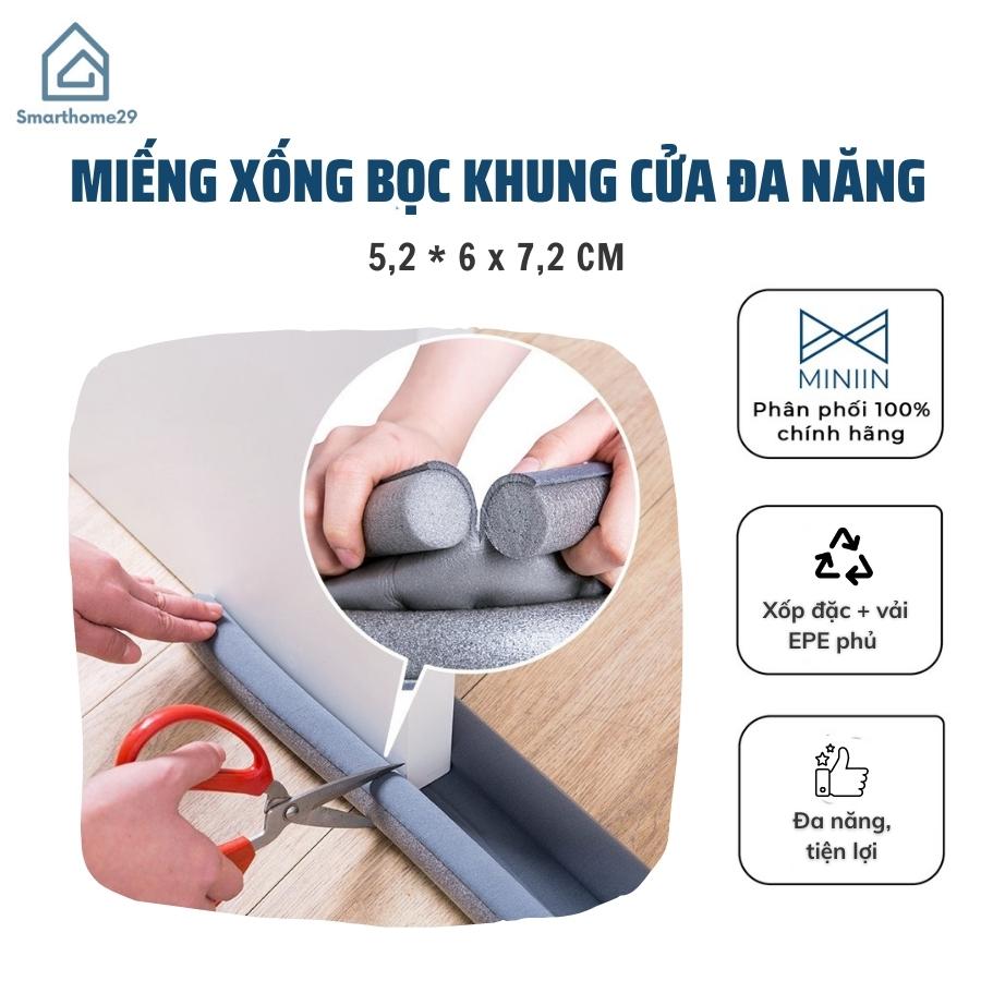 Miếng Xốp Bọc Chân Cửa Chắn Gió Chống Bụi, Ngăn Tiếng ồn, Ngăn Côn Trùng- Chất Liệu Bông xốp + EVA Dày Bền 93 x 9.6cm- Hàng Chính Hãng MINIIN