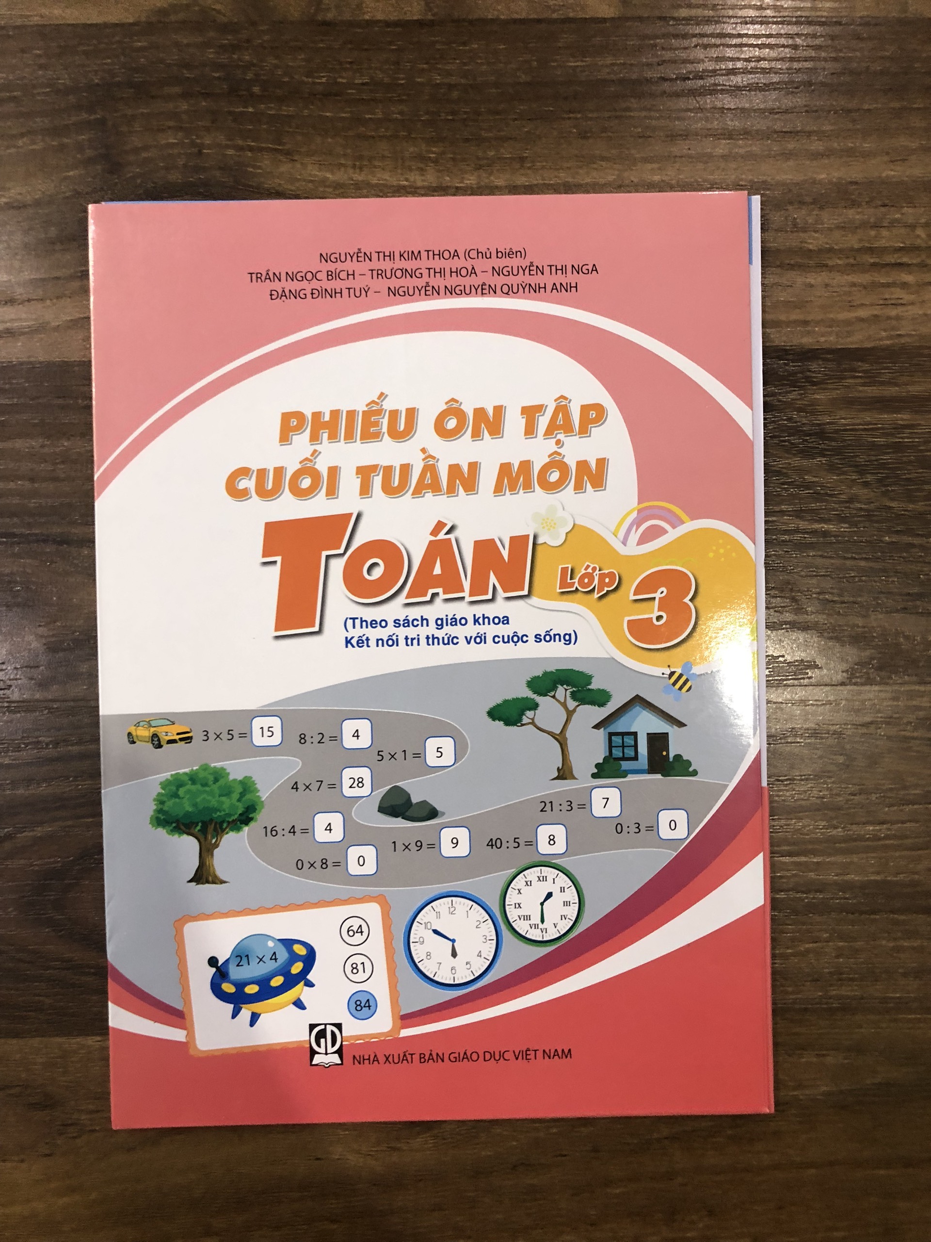 Sách - phiếu ôn tập cuối tuần môn toán 3 ( kết nối ) (BT)