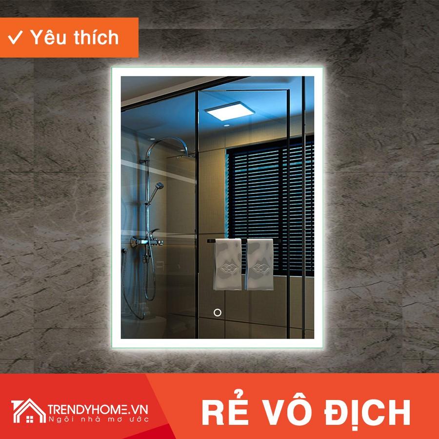 Gương Led cảm ứng Gương nhà tắm thông minh Gương bluetooth 70 x 50 Trendy Car &amp; Home