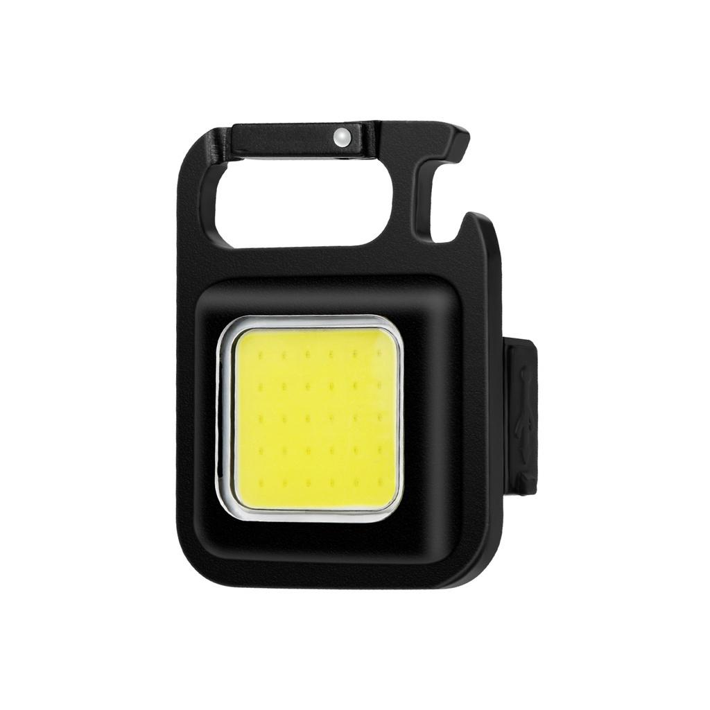 Đèn Led Cob có Móc cài chìa khóa Cầm Tay Mini Đèn Làm Việc /Đèn Pin Khẩn Cấp Led Ngoài Trời 800 Lumens Chạy Bằng Usb