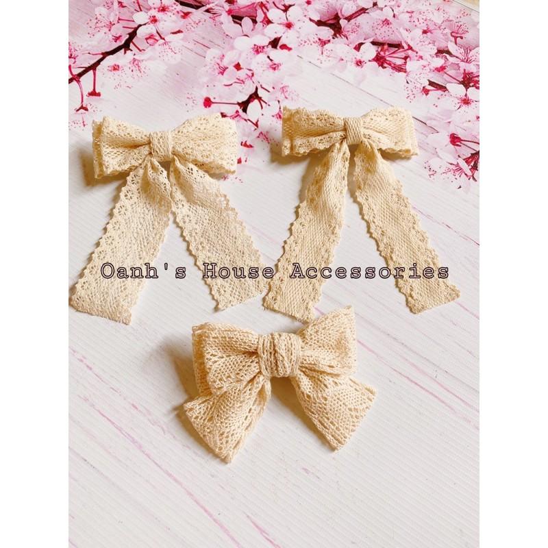 Kẹp nơ ren siêu xinh