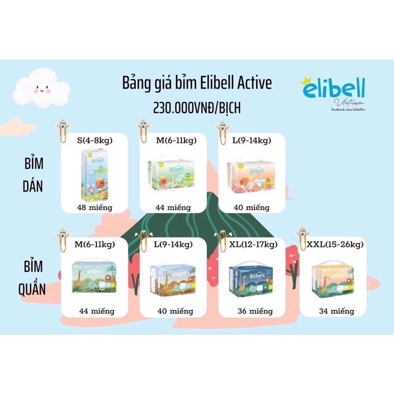 BỈM DÁN QUẦN ELIBELL ACTIVE NỘI ĐỊA NGA DÒNG SIÊU TIẾT KIỆM CHỐNG TRÀN S48/M44/L40/XL36/XXL34