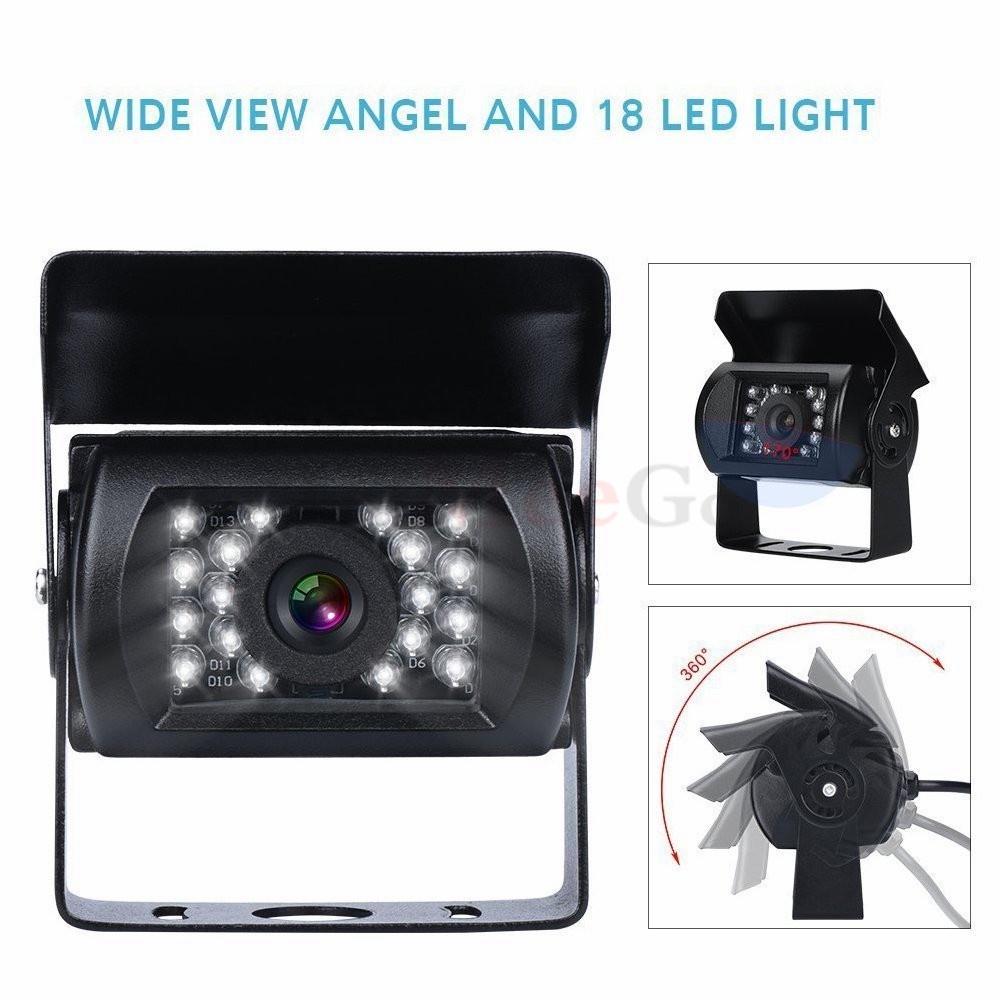 Dây Cáp Nối Dài Camera Sau Xe Hơi 12-24V Chống Nước Tầm Nhìn Ban Đêm RCA