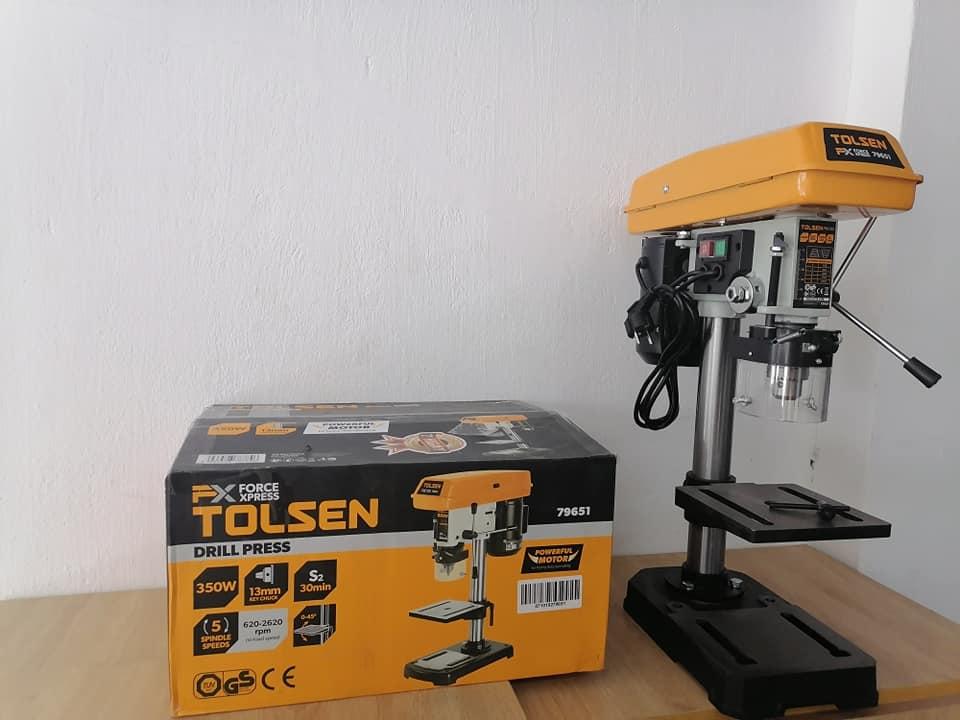 MÁY KHOAN BÀN 13MM, 350W TOLSEN 79651 - HÀNG CHÍNH HÃNG