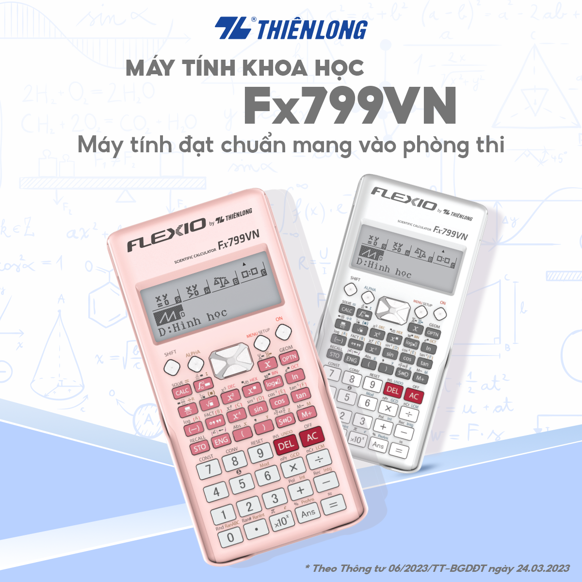 Máy tính khoa học Thiên Long Flexio Fx799VN