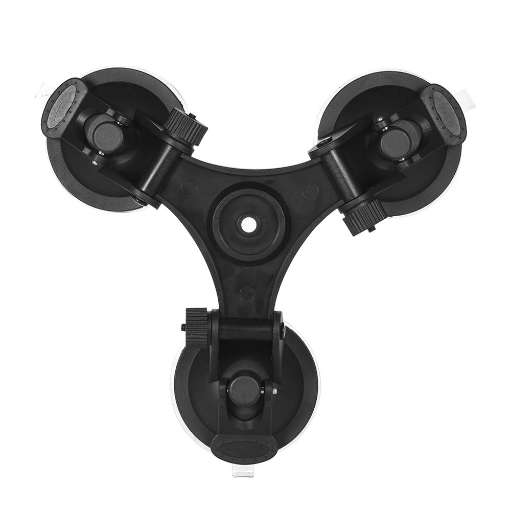 Sports Camera Triple Suction Cup Mount Sucker for GroPro Hero 5/4/3+/3 for Xiaomi Yi with Tripod Mount Adapter Action