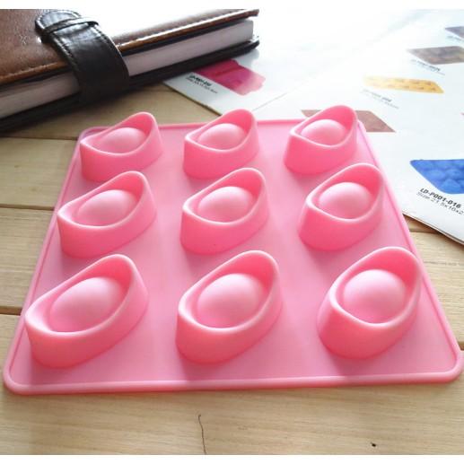 Khuôn silicon làm rau câu làm bánh 4d mẫu 9 Thỏi Vàng