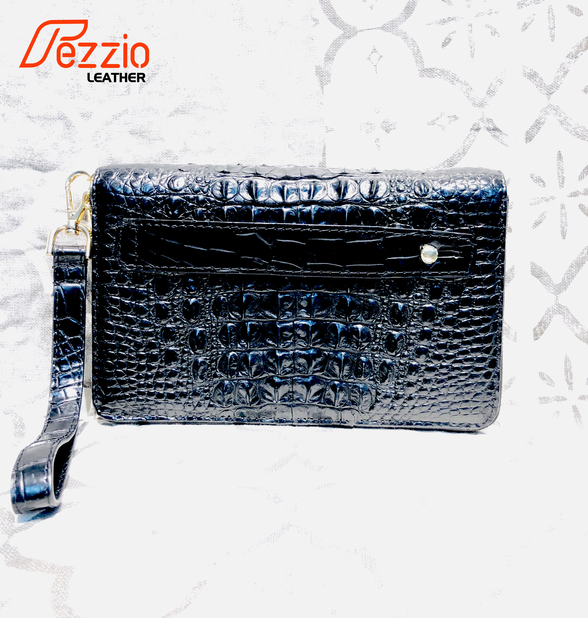 CLUTCH CẦM TAY DA CÁ SẤU FEZZIO NAM NỮ CAO CẤP