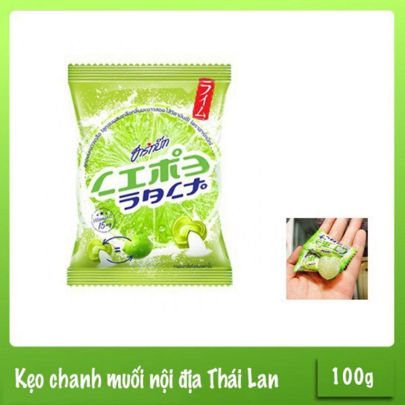 Kẹo chanh muối Hartbeat Thái Lan - Hàng Nội Địa Tem Chuẩn 100gr