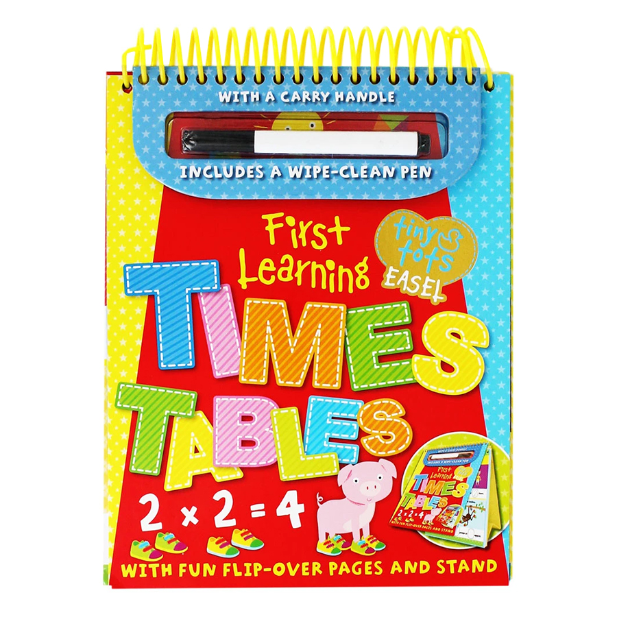 Tiny Tots Easel First Learning : Times Tables (Includes a wipe-clean Pen)